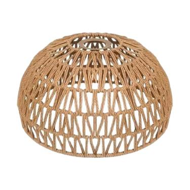 Imagem de Bothyi Abajur de corda de papel, acessórios para luminárias, cúpula trançada para luminária de teto, ideal para restaurantes.