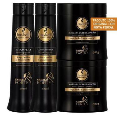 Imagem de Kit Haskell Cavalo Forte + 2 Máscaras Cavalo Forte G 500g