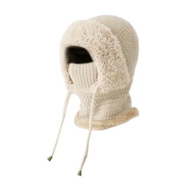 Imagem de Vaveren Balaclava Máscara de Esqui Proteção Facial Completa para Esqui, Snowboard, Pesca e Patinação, Bege