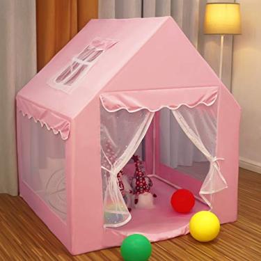 Imagem de Sunnyglade Barraca de princesa para meninas, castelo de princesa, castelo de princesa, castelo grande, castelo de brinquedo, barraca de brinquedo para crianças, castelo de princesa