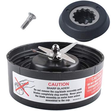 Imagem de Kit de lâmina Wadoy N17-1001 com soquete de acionamento compatível com peças de reposição NutriBullet RX para liquidificador de 1700 Watt Magic Bullet