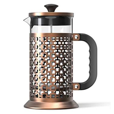 Imagem de Café French Press 1000ml Manual Heat Vidro Borossilicato Aço Inoxidável 304 Cafeteira Chaleira Casa Prensa de