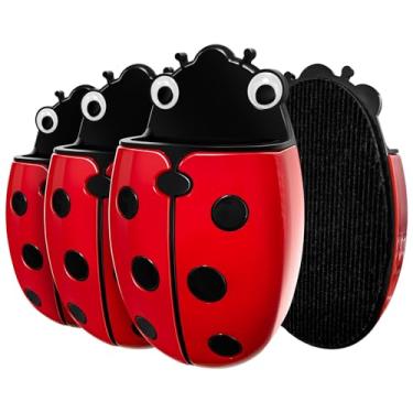 Imagem de FUNISKETCH Suporte magnético para caneta e borracha joaninha, organizador magnético forte para marcadores apagáveis a seco – pacote com 4 para acessórios de geladeira/quadro branco/armário, copo de