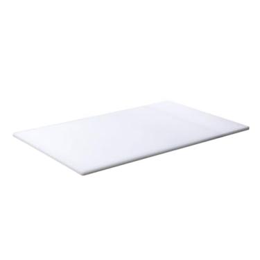 Imagem de Tábua De Polietileno Branca Pra Corte Açougue 6mm X 30cm X 50cm