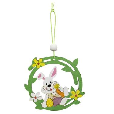 Imagem de Enfeites Para Árvore de Páscoa,Decoração Doméstica e Artigos Festivos,Sinais de Coelhos da Páscoa Para Decoração - Para Hall Quarto Cozinha Casa de Banho Entrada Escritório Porta
