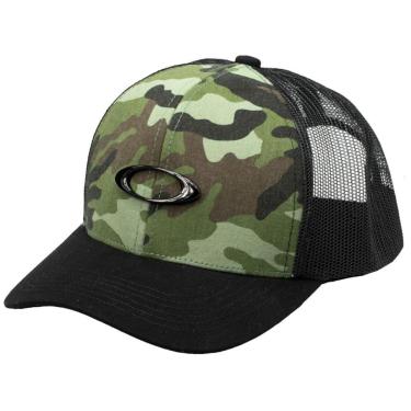 Imagem de Boné Oakley Aba Curva Metal Ellipse Camo Trucker FOS90059902E UN-Unissex