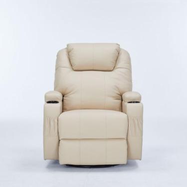 Imagem de Poltrona do Papai Reclinável Manual Vector Base Giratória Massagem Aqu