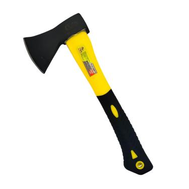 Imagem de Machado Profissional [600g] Com Lâmina Super Afiada de 10 CM - Machadinho Para Camping Jardinagem Pesca Cabo Emborrachado