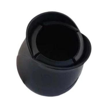 Imagem de Protetores De Pés De Cadeira De Silicone Preto 16 Peças Com Almofadas 