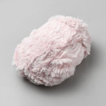 Imagem de 60 m/novelo 13 mm fio de poliéster imitação de pele de vison para crochê faça você mesmo, casaco macio, cachecol, tecido, costura, suéter, bolsa, almofada, confecção de tricô, artesanato, rosa