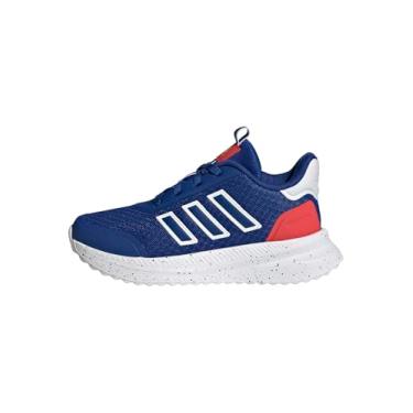 Imagem de adidas Tênis de corrida infantil X_PLR, Azul royal/branco/vermelho semi lúcido, 11 Little Kid