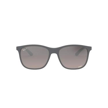 Imagem de Óculos de Sol Ray-Ban Polarizado Chromance 0RB4330CH 60175J Tam 56 / Cinza - Lentes Cinza Espelhado