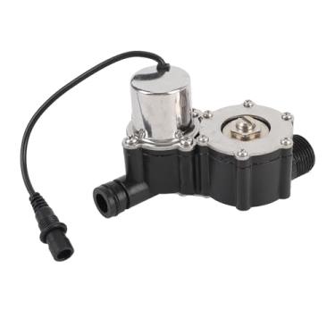 Imagem de Jopwkuin Válvula Solenóide de Pulso de Controle de Água Artesanato Fino G1/2 Entrada G3/8 Saída Válvula Elétrica Acessório 2x Arruela para Sistemas de Irrigação de Jardim Plástico Aço Inoxidável 1 X Solenóide de Pulso