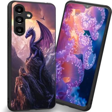 Imagem de RUUHLJLET Projetada para Samsung Galaxy S26 Plus de 6,7 polegadas, a capa fosca macia oferece proteção total (dragão)