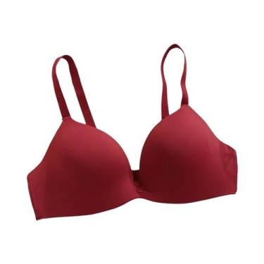 Imagem de Sutiã Sem Costura Sexy Para Mulheres, Push Up, Copo Em V Profundo, Sem