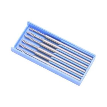 Imagem de Fresa De Gravação Em Âmbar Oliva 6 Peças Em Aço De Liga De Tungstênio 