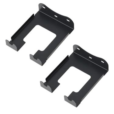 Imagem de eMagTech 2 peças de suporte de parede de fácil instalação para cortador de grama e ferramentas elétricas de jardim