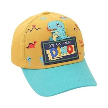 Imagem de Chapéu De Sol Infantil Ajustável Com Desenho De Dinossauro Para Menino