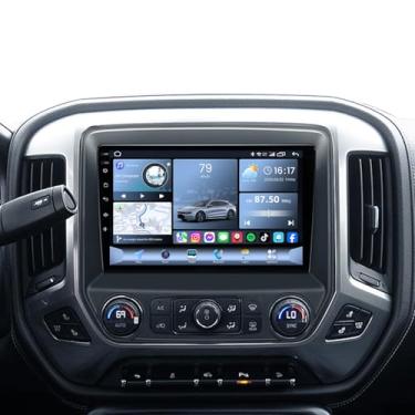 Imagem de Rádio estéreo 5G WiFi para Chevy Silverado 2014 2015 2016: 1280 * 800p HD IPS tela sensível ao toque de 10 polegadas com Carplay sem fio Andriod Auto Bluetooth Navegação GPS 1080P Câmera de backup FM