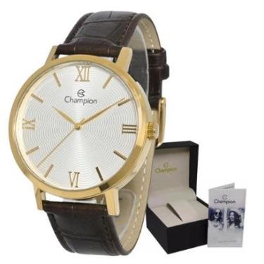 Imagem de Relógio de Couro Masculino Champion Original de Pulso-Masculino