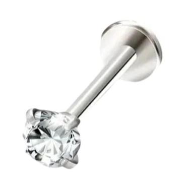 Imagem de Piercing De Orelha Em Aço Inoxidável 20G-16G Para Lábio, Tragus, Helix