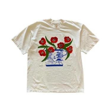 Imagem de Camiseta Gráfica De Manga Curta Harajuku Streetwear Primavera Verão Pa