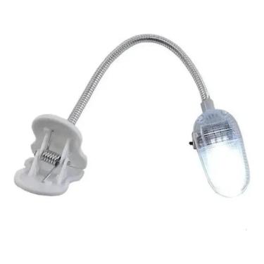 Imagem de 2X Luminária Flexível Mini Para Leitura Noturna Led Portátil