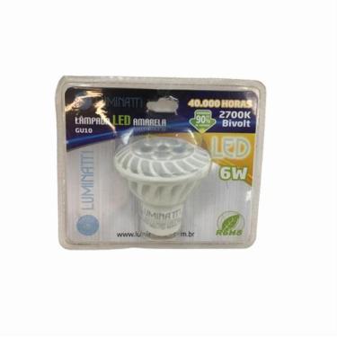 Imagem de Lâmpada Led Dicroica Mr16 Gu10 6w 2700k Bivolt - Luminatti