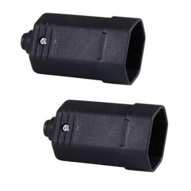 Imagem de 2 Tomadas Fêmea 2P+T 10A 3 Pinos MarGirius Desmontável