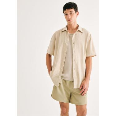 Imagem de Camisa Masculina Manga Curta Em Algodão-Masculino