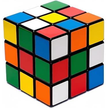 Imagem de Cubo Mágico 3x3 Quebra-Cabeça Clássico Interativo Brinquedo Educativo para Desenvolvimento de Raciocínio Lógico Cubo Mágico