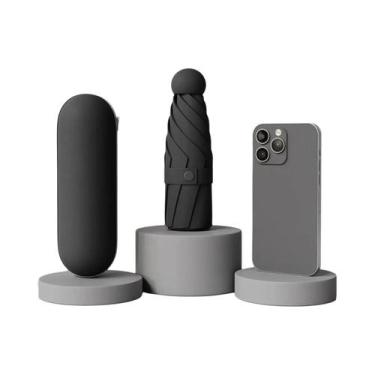 Imagem de Mini Guarda-Chuva Portátil Com Proteção UV, Anti-Uv Para Dias Ensolara