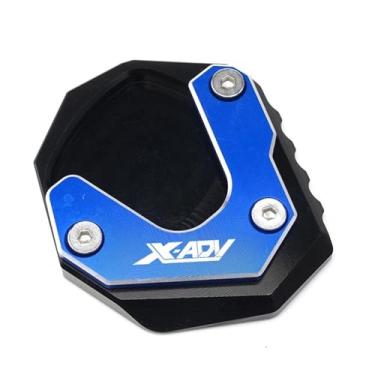 Imagem de Anti-derrapante Para x adv xadv 750 xadv750 2017 2018-2022 2023 suporte de pé placa extensão lateral ampliar almofada(Blue A)