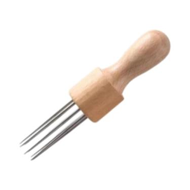 Imagem de KiBcsLic Furador de Linguiça Caseiro com Alfinete para Furar Linguiça, Presente Versátil e Prático com Cabo, aço Inoxidável, Eficiente e Fácil de Usar