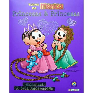Imagem de Livro - Turma da Mônica - Princesas e Princesas - Rapunzel / A Bela Ad