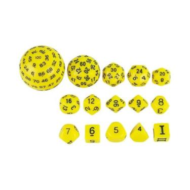 Imagem de Conjunto De Dados Poliédricos De 15 Peças, Acessórios Para Jogos De Ta