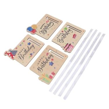 Imagem de Zerodis 4 Unidades de Envelope de Aniversário Porta-Dinheiro Envelopes de Despesas de Dinheiro Caixa de Exclusiva Com Padrão Transparente Elegante Caixa de Cartão Gife Clipes de para Festa de