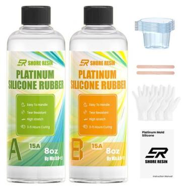 Imagem de Kit de Molde de Silicone SHORE RESIN 450ml Silicone Platina