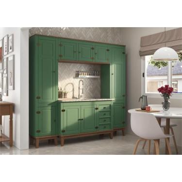 Imagem de Cozinha Modulada 4 peças - Apaixone&Decore, Verde