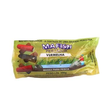 Imagem de Massa Pronta Para Pesca 200g  - Mafish - Mafish Pescador, Vermelha
