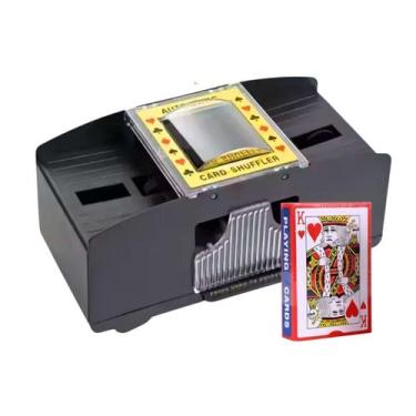 Imagem de Embaralhador Automático de Cartas + 1 Baralho Portátil - Não Definida