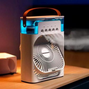 Imagem de Mini Ventilador Portátil Silencioso Ambiente Confortável - Climatizado