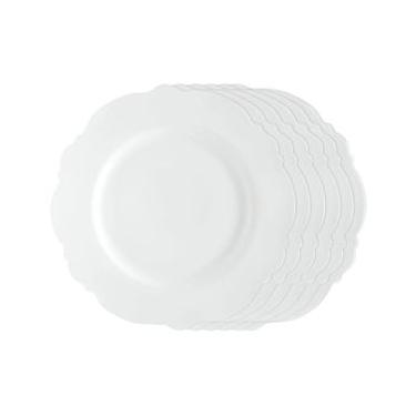 Imagem de Jogo de pratos raso de porcelana Wolff Maldivas 6 peças 28cm