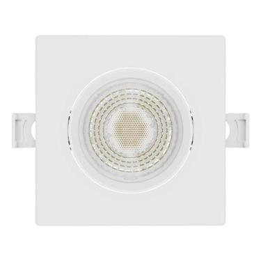 Imagem de Spot Embutir Branco Led Quadrado 3W Amarelo Branco Neutro - Inspire