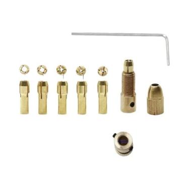 Imagem de Conjunto De Mandril Para Mini Furadeira Para Eixo De Motor Elétrico, A