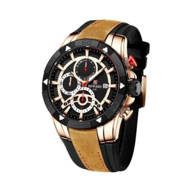 Imagem de Relógio De Quartzo Masculino De Luxo À Prova d'Água Com Cronógrafo E D