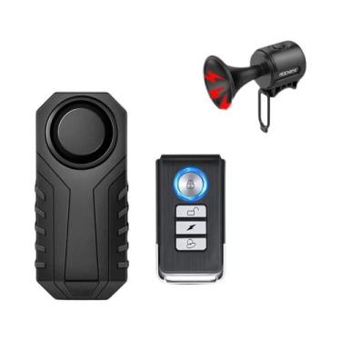 Imagem de Alarme De Moto Com Controle Remoto Sem Fio 113dB, Sensor De Vibração À