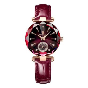 Imagem de Relógio impermeável de quartzo feminino Chenlong PE45, estojo de 32 mm