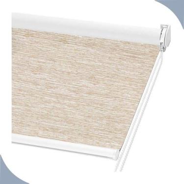 Imagem de Persiana Cortina Rolo Blackout Napoles Bege 1,40m x 1,40m - Sala Quart