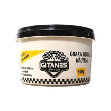 Imagem de Graxa Branca Litio Náutica/Corrente Motos 500g Gitanes